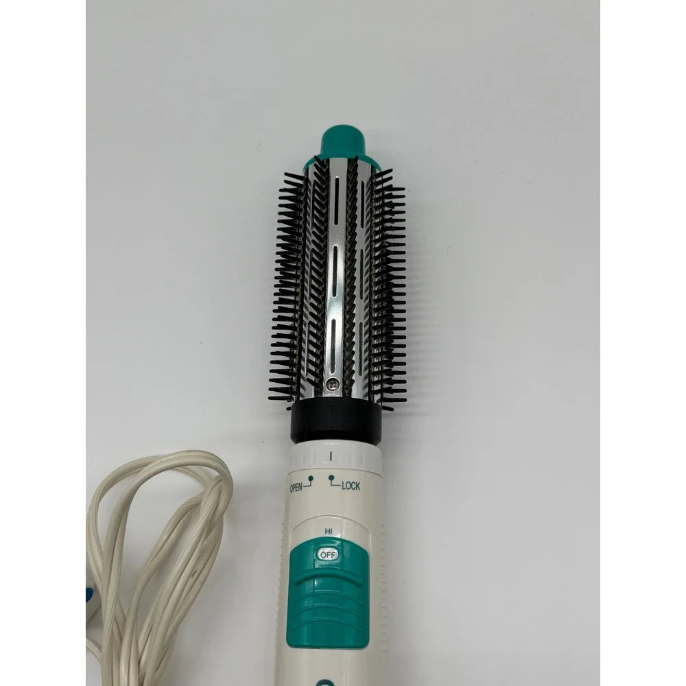 Conair Instant Heat 1 Inch Hot Air Brush White Teal Dual Voltage BC84WNR - Picture 3 of 3